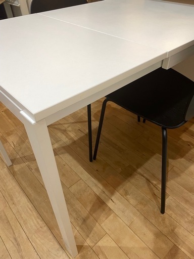 IKEA ダイニングテーブル VANGSTA 伸縮テーブル ホワイト Amazon｜IKEA VANGSTA 伸縮テーブル 80/120x70cm ホワイト｜ダイニング