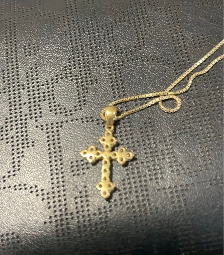 まちゅんなりんK18WG ダイヤモンドネックレス　クロストップのみ ダイヤモンドクロス トップ まちゅんなりんK18WG ダイヤモンド