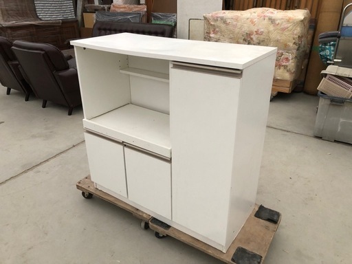ニトリ レンジボード カウンターボード キッチン収納棚 90cm×40cm×高さ90cm