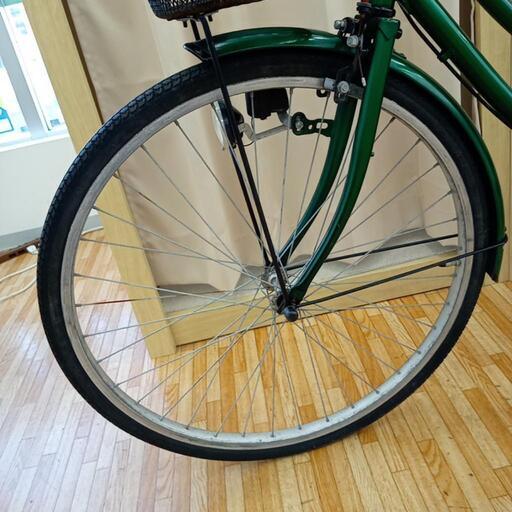☆ジモティ割あり☆ 自転車 BAA 26インチ モスグリーン クリーニング