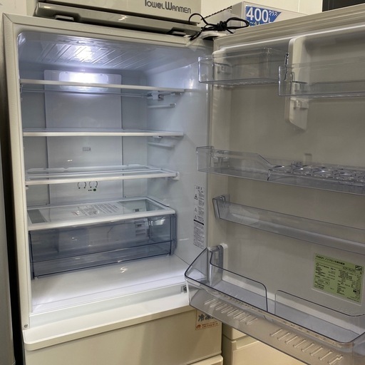 ⭐️美品⭐️2020年製 AQUA 355L冷蔵庫 AQR-36J 大型クラス 真ん中2