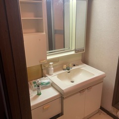 洗面化粧台 1月中に引き取って頂ける方12000円
