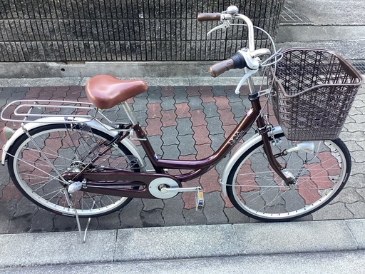 24インチ軽快車 カインズ 24インチ 自転車 軽快車 ワインレッドカラー