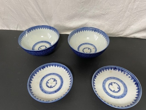 蓋付き茶碗セット　骨董品　アンティーク