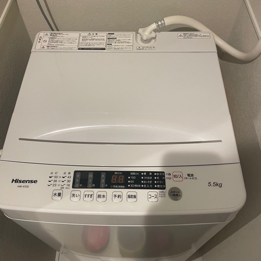 2024年製 ハイセンス 全自動洗濯機 4.5kg HW-K45Eの通販はau