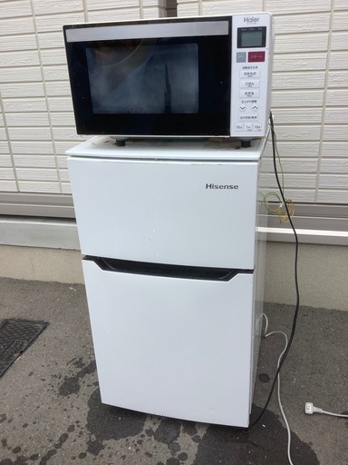 2ドア冷凍冷蔵庫　2018年　HIsense   HR-B95   93L