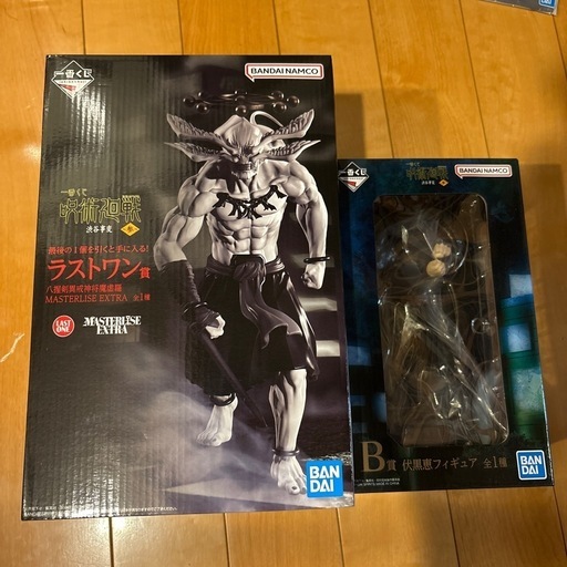 呪術廻戦一番くじ ラストワン賞摩虎羅、B賞伏黒恵セット