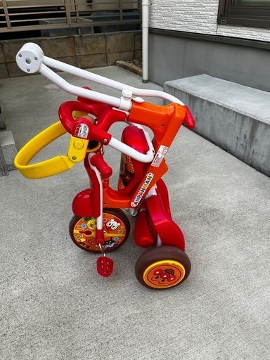 エム·アンド·エム 折りたたみ三輪車 アンパンマン オールインワンUP2