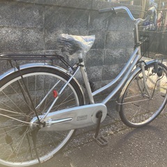 24インチ自転車】ブリヂストン製 変速なし 前タイヤ、サドル、カゴ新品