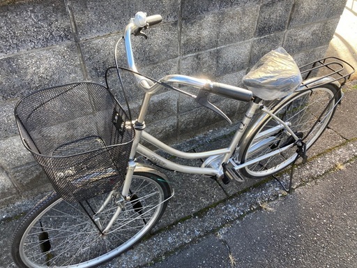 26インチ自転車】変速なし 前後タイヤ、サドル新品❗️大きめ