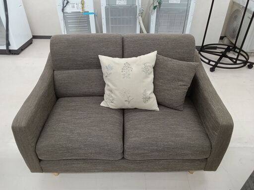 ☆ジモティ割あり☆ ソファー(2人掛け) ブラウン W125×D82×H80 ☆ジモティ割あり☆ ソファー(2人掛け) ブラウン W125×D82×H80