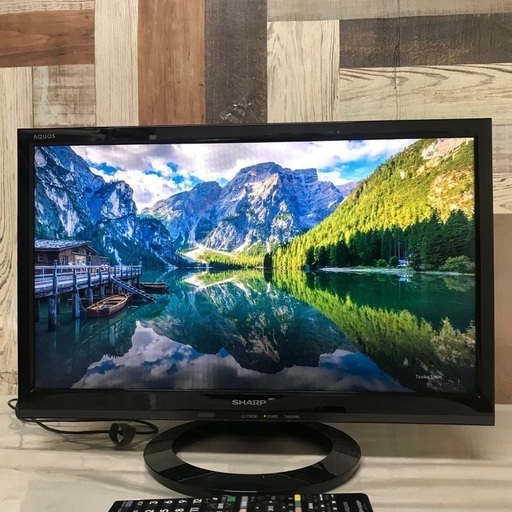 即日受渡❣️シャープAQUOS 19型液晶テレビ Wチューナー 7500円 LC-19K5-P