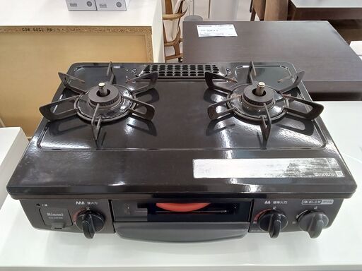 ★ジモティ割あり★ Rinnai ガステーブル　LPガス KG34NBKL  18年製 動作確認／クリーニング済み TC6212