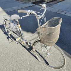 中古自転車1524 日本製 27インチ 3段ギヤ LEDオートライト