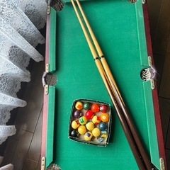 ビリヤード台 9フィート 中古 ラシャ美品 取り替え後1年