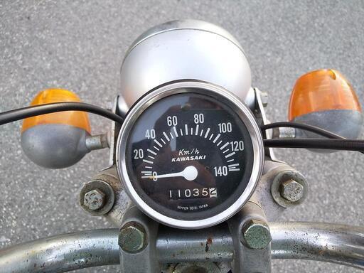 カワサキ 90SS リトルマッハ 軽整備済み 110キロ出ました
