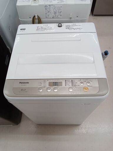 ☆ジモティ割あり☆ Panasonic 洗濯機 NA-F60B11 6.0kg 18年製 動作  
