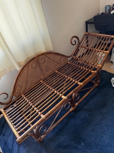 籐家具　ソファベッド