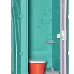 仮設トイレ キレイ 2個1セット 小便、大便。 クリーニング済み 代理