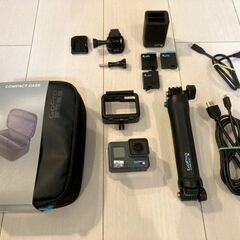★ GoPro HERO6 BLACK アクションカメラ 　オプション付属品豪華多数付属！フルセット！