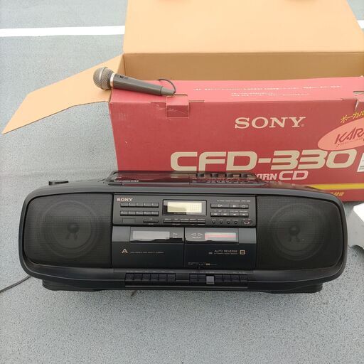 SONY CDラジカセ CFD-330 一部不良