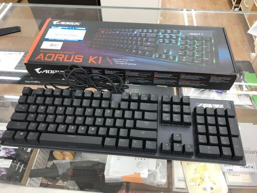 ★ジモティ割あり★ AORUS ゲーミングキーボード    動作確認／クリーニング済み KJ7083 ☆ジモティ割あり☆ AORUS ゲーミングキーボード 動作確認
