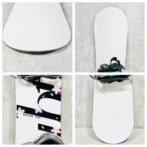 SUBTLE サトル 147 SAKURA レディース スノーボード セット