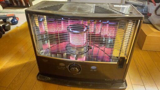 中古　古い　ストーブ　チャッカマンにて着火