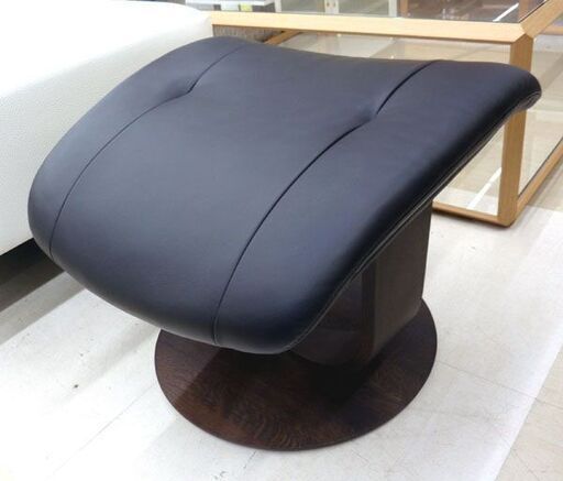 札幌市 清田区/美品 カリモク ザ・ファースト専用 オットマン Mサイズ モカブラウン ダークブラウン カリモク家具