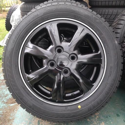 ダイハツ純正アルミ　155/65R14タイヤ・ホイールセット 4本 ダイハツ 155/65R14 純正 アルミホイール 4本セット 155⁄65R14タイヤ