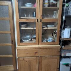中古】府中市の食器棚、キッチン収納を格安/激安/無料であげます・譲り  