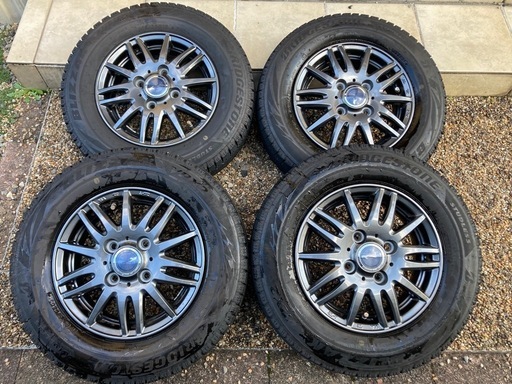 145/80R12 アルミホイール付スタッドレス 中古4本 軽自動車 軽 145/80R12 アルミホイール付スタッドレス 中古4本 軽自動車 軽
