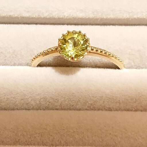 BIBIGI 750YG ブルートパーズ 指輪 品番b21-63