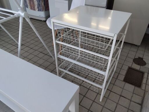 極上美品　お洒落な　キッチンラック　食品庫　多目的　ラック　棚　テーブル