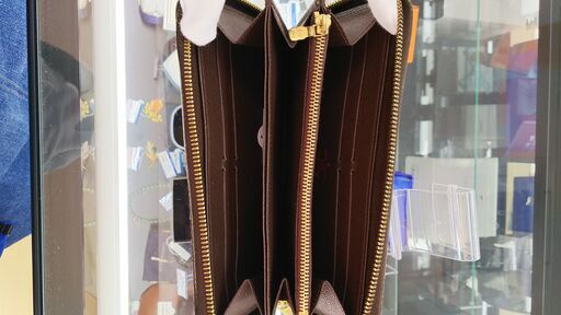 ルイヴィトン ダミエ ジッピーウォレット エベヌ N60015 CA4181 IKD