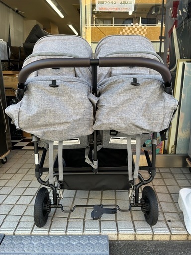 室内保管美品AirbuugyココダブルEXフロムバース双子用ベビーカーa型 