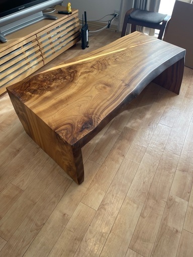 レグナテック KIWA CRAFT 楠/クス　1枚板　座卓　ローテーブル　一枚板 1枚天板のローテーブル（レグナテック製） レグナテック KIWA CRAFT