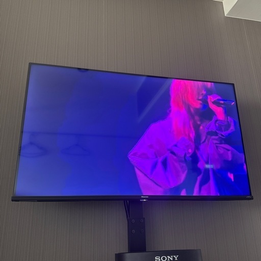 TVハイセンス43E6G 期間限定値下げ ほぼ未使用Hisense UHD TV 43E6G 43