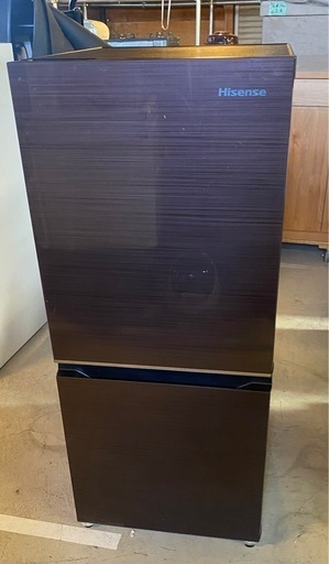 ◎   2ドアノンフロン冷凍冷蔵庫　Hisense ハイセンス　135L HR-G13C-BR 2022年製