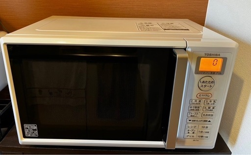 【受渡者決定】TOSHIBA 電子レンジ オーブンレンジ ER-T16 (W) 2020年製