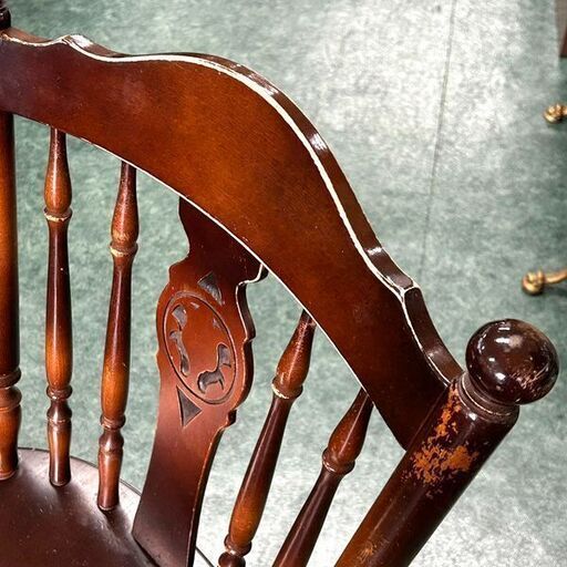 飛騨産業ダークブラウン 木製 一枚板 ダイニングテーブル キツツキ