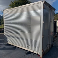 No.847 アルミバン 2t 車 アルミ 箱 バイク 倉庫 トラック コンテナ