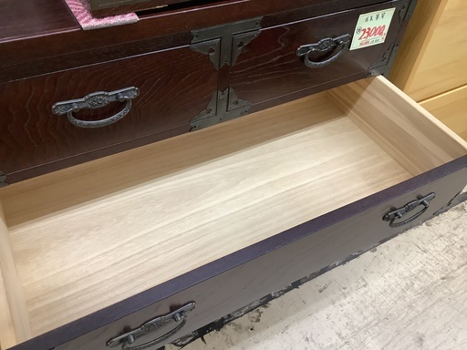 中古】K▽民芸 タンス たんす チェスト 和箪笥 (38456) 中古】K▽民芸