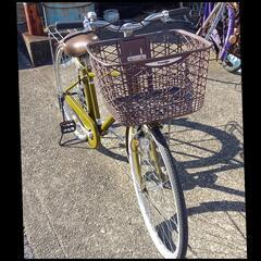 商談中になります。】【新古車】ママチャリ26インチ、6段変速
