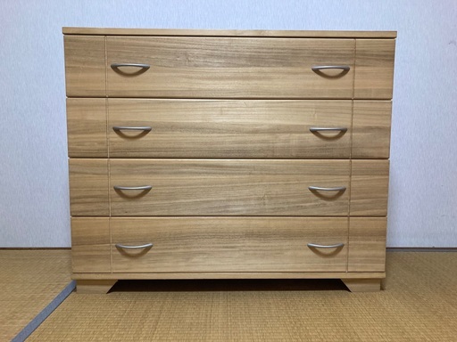 ☆ジモティ割あり☆ チェスト ダークブラウン W85×D45×H132 