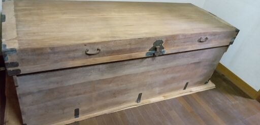 【あげます】昭和レトロ アンティーク 長持 布団等収納箱 (kuni5yasu2) 泉佐野の収納家具《布団収納》の中古あげます・譲ります ...