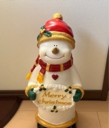 クリスマス用　陶器製置物