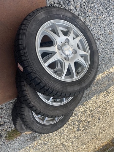 155/65R13 スタッドレスタイヤ＆アルミホイール4本セット 155&frasl;65R13 スタッドレスタイヤ＋アルミホイール 4本セット