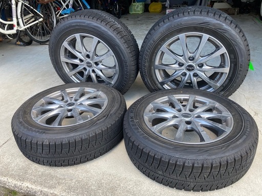 BALMINUM アルミホイール 17インチ7J +45 pcd 114.3 4本 良品!! 中古 4