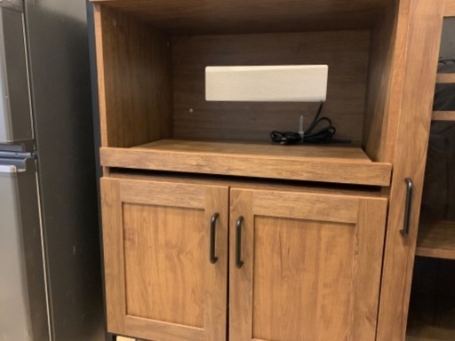 【美品送料込み】ニトリ　ビンテージデザイン　レンジ台 ニトリ ビンテージデザイン レンジ台 ヴィンテージスリムレンジ台